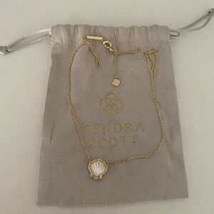 Kendra Scott Gold Shell Necklace